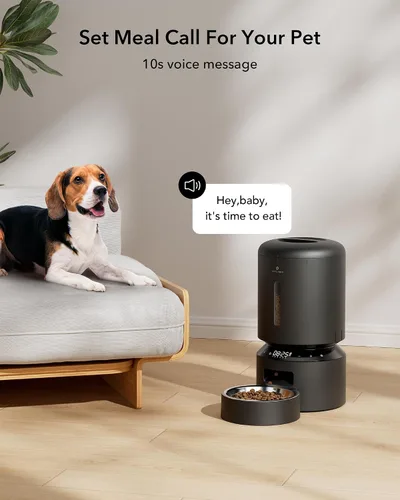 Miniatura 4 de PETLIBRO - Comedero automático para gatos, dispensador automático de comida para perros con preservación de frescura, comederos programables
