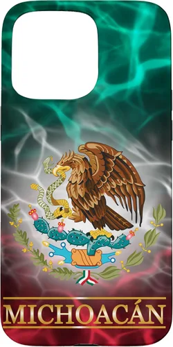 Miniatura 30 de Funda para iPhone 11 con la bandera de México de Michoacán, funda con orgullo de raíces mexicanas