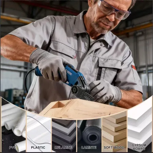 Miniatura 5 de Diagtree - Hojas de sierra oscilantes, 50 hojas de sierra oscilantes universales de madera de liberación rápida compatibles con Fein Dremel Dewalt