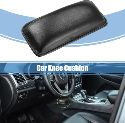 Miniatura 2 de X AUTOHAUX Universal Car Center Console Rodilla Pierna Cojín Cojín de Cuero Sintético Reposabrazos de Coche Cubierta de Rodilla Soporte 7.1x3.1x1.3