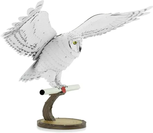 Miniatura 8 de Fascinations Metal Earth Premium Series Harry Potter Hedwig 3D Kit de modelo de metal con pinzas