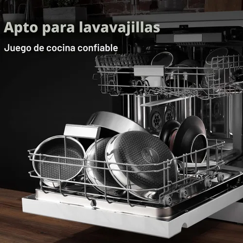 Miniatura 5 de SNOWCLAD Wok, Wok Híbrido de 13 Pulgadas y Sartenes para Saltear Antiadherentes, No Tóxico, Sartén Wok de Acero Inoxidable con Tapa, Apto