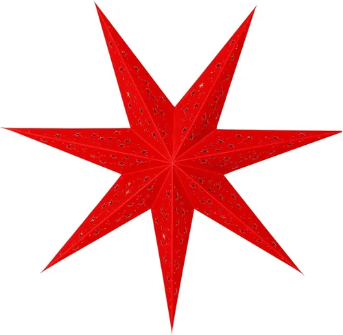 Miniatura 12 de GalaxyArts - Naxatra (blanco mediano 7 puntas) - Linterna de estrella de papel