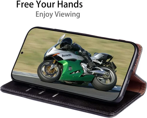 Miniatura 7 de SUANPOT Funda de piel tipo cartera para Samsung Galaxy S20 FE con bloqueo RFID, soporte para tarjetas de crédito, libro de folio con tapa de PU