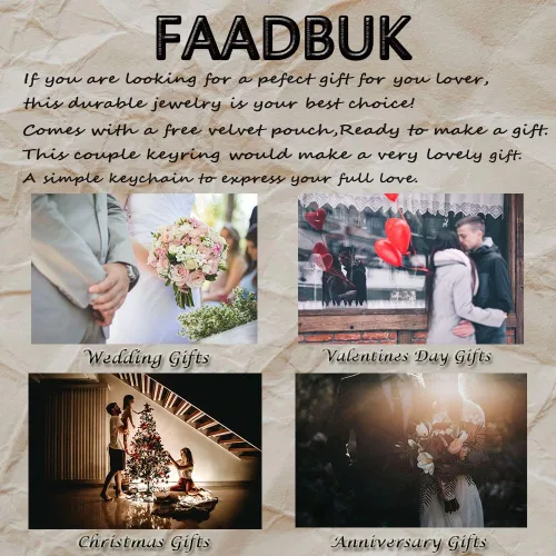 Miniatura 5 de FAADBUK Regalo inspirado en hamburguesas para parejas, juego de keychian You're the Linda to my Bob regalo del día de San Valentín