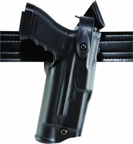 Miniatura 20 de Safariland 6360 ALS/SLS Mid-Ride Duty Rated Level III Retention Holster STX negro brillante.