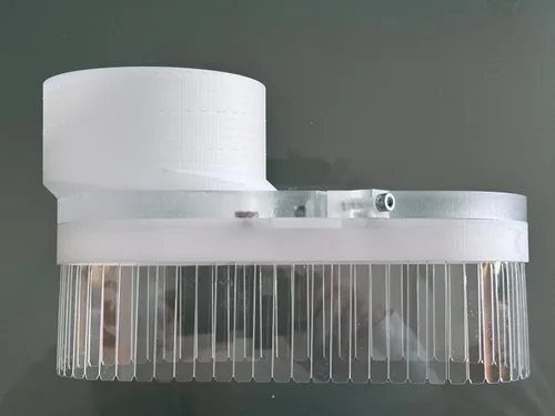 Miniatura 8 de Zapata de polvo transparente para fresadora de grabado de enrutador, colector de arranque de polvo, puerto de vacío de 4 pulgadas... (2.559 in)
