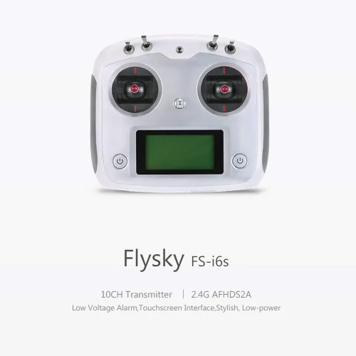 Miniatura 3 de GoolRC Flysky FS-i6s 2.4G 10CH AFHDS 2A Transmisor RC con receptor FS-iA6B para RC Drone Avión Multicopter plateado