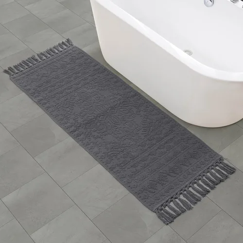 Miniatura 46 de French Connection Nellore Alfombras de Baño, Tapetes de Baño Tejidos y con Cuentas, Tapetes de Baño Duraderos y Gruesos para Baño y Alfombras