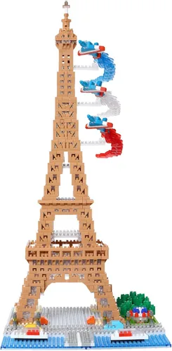 Miniatura 3 de nanoblock - World Famous - Edición de lujo de la Torre Eiffel, kit de construcción avanzado de la serie Hobby