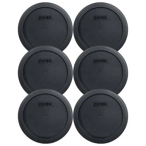 Miniatura 46 de Pyrex 7201-PC 4 tazas azul tapa de repuesto para almacenamiento de alimentos (paquete de 4) - Fabricado en Estados Unidos Azul oscuro