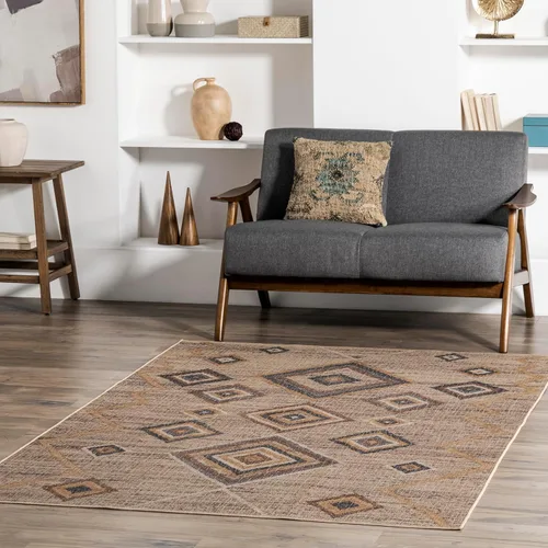 Miniatura 15 de nuLOOM Kasie Natural - Alfombra de 5 x 8 pies, lavable a máquina, antideslizante, para sala de estar, dormitorio, habitación de los niños, 2-Natural