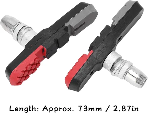 Miniatura 7 de Pastillas de frenos de bicicleta, todo tipo de clima, 2 piezas, bloques de freno universales para bicicleta de carretera para bicicleta de montaña