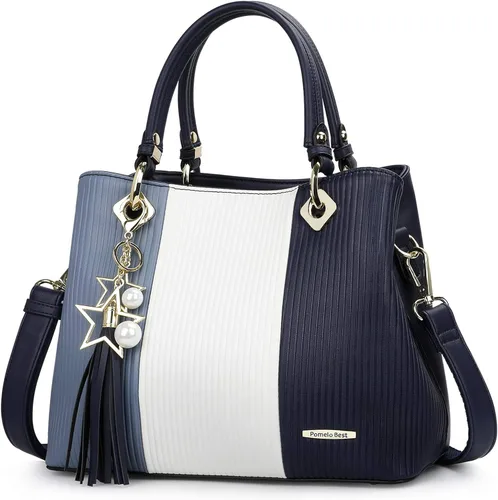 Bolsos de mano para mujer con múltiples bolsillos internos en bonita combinación de colores