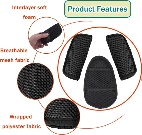 Miniatura 4 de Universal 5 Point High Chairs Safety Harness Strap Belt,Adjustable Harness Seatbelt Straps