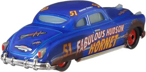 Miniatura 5 de Disney Cars 3 Dirt Track Fabuloso Hudson Hornet Vehículo fundido a presión