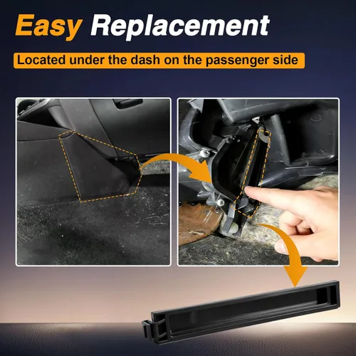 Miniatura 6 de Cubierta de filtro de aire de cabina para puerta compatible con Nissan 2013-2018 Altima 2016-2018 Maxima 2015-2018 Murano 2013-2018 Pathfinder
