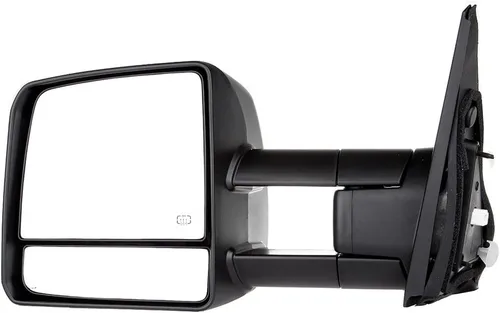 Miniatura 45 de Juego de montaje de espejos laterales Compatible con 1987-2002 para Jeep Wrangler con puerta media, plegable manual, espejo negro manual texturizado