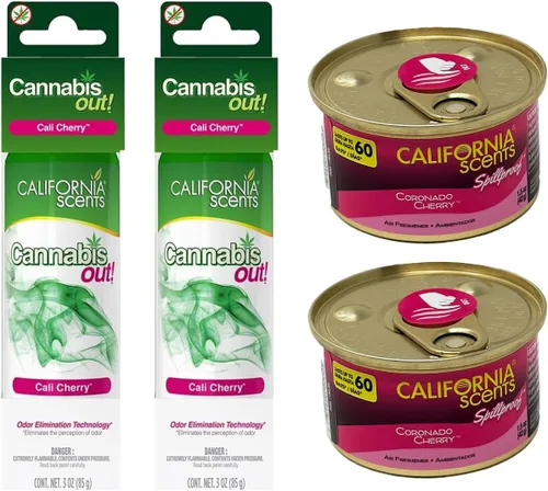 Miniatura 6 de California Scents Ambientador en Lata a Prueba de Derrames en Aromas de Jazmín del Desierto, Vainilla de Monterey y Cerezo Coronado: Mejor Jazmín