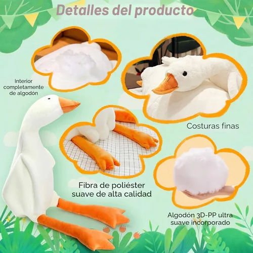 Miniatura 2 de CottonStar Animal de peluche de ganso de 20 pulgadas de felpa de 1.4 libras, lindo animal de peluche de pato, almohada de peluche suave, juguetes