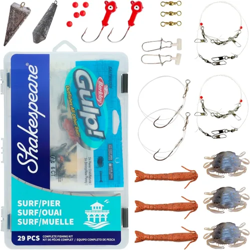 Miniatura 12 de Shakespeare Kit de aparejos de pesca para atrapar más peces Walleye