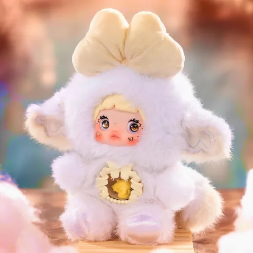 Miniatura 8 de POP JOY Nommi - Caja ciega de peluche V6 de felpa con 3 expresiones, adorable y misterioso, juguetes de peluche para niños y coleccionistas, figura