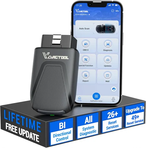 Herramienta de diagnóstico del escáner OBD2 VDIAGTOOL D200, herramienta de escaneo bidireccional inalámbrico, actualizaciones gratuitas de por vida,