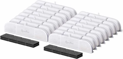 Miniatura 8 de DownyPaws Paquete de 6 filtros de repuesto para fuente de agua para gatos con pilas DPWFP6, juego de filtros de repuesto de 3 meses