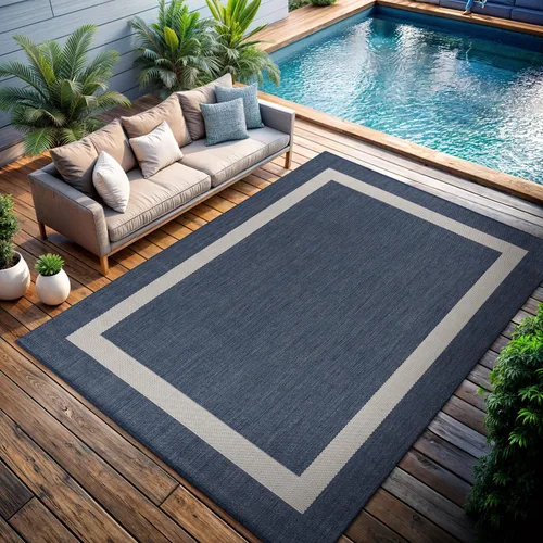 Miniatura 7 de CAMILSON Alfombra de Exterior 6x9, Alfombras Modernas para Exteriores para Patios y Porches Impermeables Duraderas Lavables que No se Desprenden