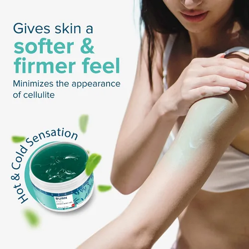Miniatura 5 de Gel corporal – Crema anticelulítica de Burn Fit para el vientre y el cuerpo, crema reafirmante y tensora del vientre, crema fría y caliente