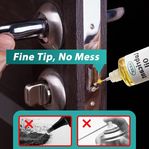 Miniatura 3 de Keze Lubricante para Bisagra de Puerta Solución para Bisagras Chirriantes Aceite Lubricante para Ruido Aceite de Cuchillo Sintético Lubricante