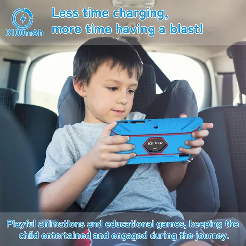 Miniatura 7 de Contixo Paquete de tabletas para niños de 7 pulgadas, con auriculares, bolsa y tableta para niños, 32 GB, Android 11, controles parentales, cámara