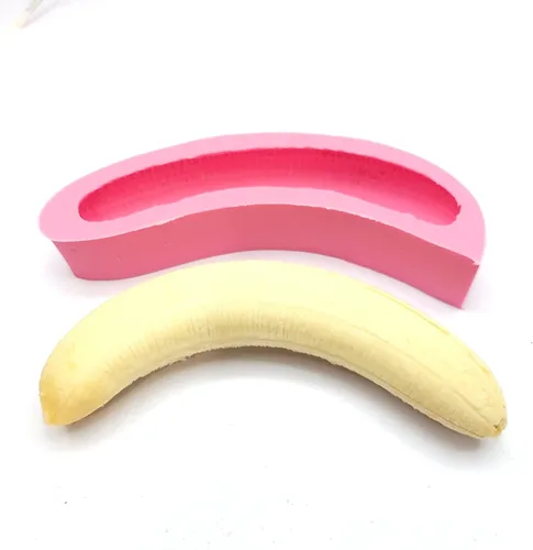 Miniatura 5 de Molde completo de plátano molde de helado de plátano molde de cera de silicona moldes de frutas realistas moldes de cera derretida NC005