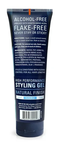 Miniatura 2 de Dep Gel para el cabello para hombres, gel de peinado de fijación fuerte, sin alcohol, sin escamas, control flexible con aminoácidos de queratina