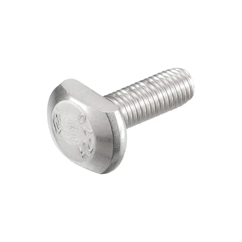 Miniatura 26 de uxcell Pernos de ranura en T, 5 unidades M5x25mm Pernos deslizantes de caída en T de acero inoxidable 304 con forma de T para pista en T
