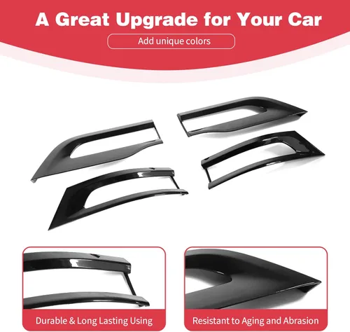 Miniatura 5 de para Grand Cherokee Cubierta de Luz Trasera Moldura Bisel Negro para Jeep Grand Cherokee 2014 2015 2016 2017 2018 2019 2020 Accesorios Exteriores