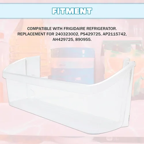 Miniatura 5 de Kojem 240323002 PS429725 AP2115742 - Estante de repuesto para puerta de refrigerador, compatible con Frigidaire Refrigerador, estante de puerta