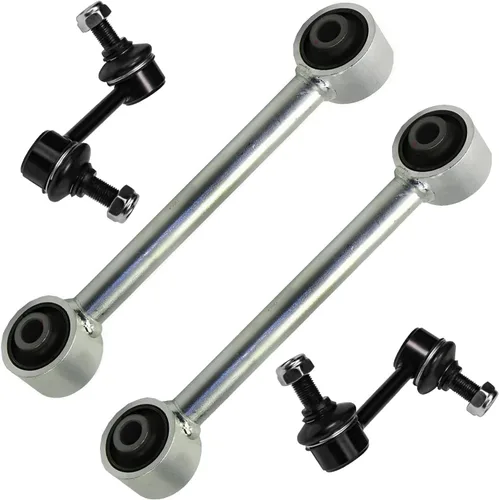 Miniatura 127 de Detroit Axle - Brazos de control superiores traseros para Chrysler 300 Dodge Challenger Charger Magnum, reemplazo del conjunto de brazos de control