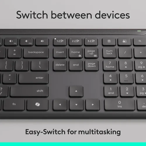 Miniatura 8 de Logitech Signature Slim MK955 Combo para Negocios Edición Copilot, Copilot de Microsoft, Copilot en Windows, Teclado y Mouse Inalámbricos
