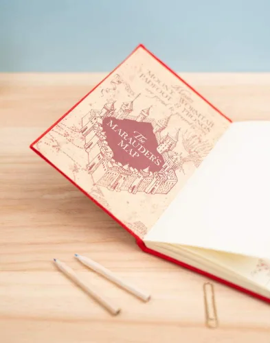 Miniatura 2 de Cuaderno A5 de lentejuelas con texto en inglés "Harry Potter