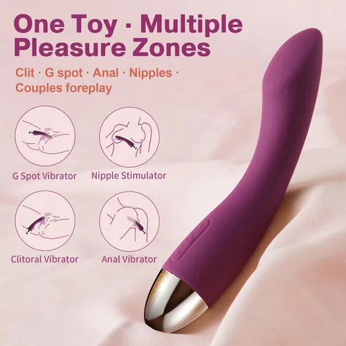 Miniatura 6 de SVAKOM Consolador vibrador de punto G con 25 patrones de vibración juguetones, estimulador de clítoris para mujeres, parejas, adultos, juguetes