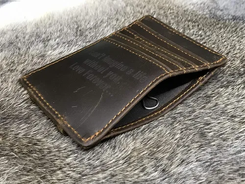 Miniatura 6 de Front Pocket Magnetic Money Clip, Personalized Magnetic Wallet, Slim Magnet Wallet, Card Holder For Men, Father Gift, Custom Wallet