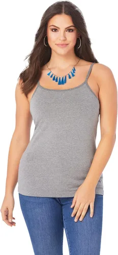 Miniatura 14 de Roaman's Cami de talla grande para mujer con brasier integrado y correas ajustables