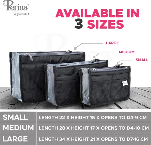 Miniatura 3 de Chelsy Premium - Bolsa rígida o organizador (mediano, morado)