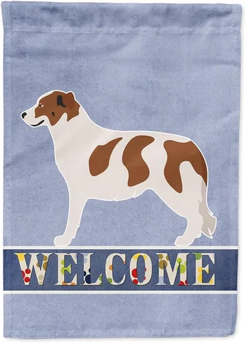 Miniatura 35 de Caroline's Treasures BB8334GF AIDI Bandera de jardín para perro de montaña del Atlas, bandera de buzón azul, bandera decorativa para patio exterior