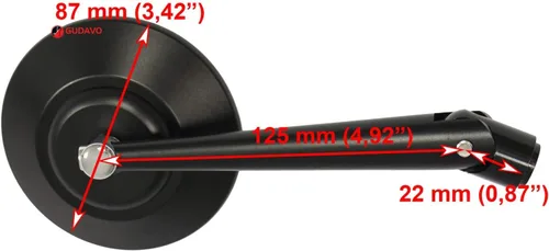Miniatura 4 de Espejos retrovisores redondos CNC M8 M10 para motocicleta, espejos de aluminio completos compatibles con APRILIA dorsoduro caponord shiver tuono rs