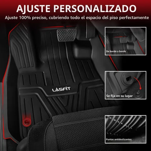Miniatura 2 de LASFIT Alfombrillas y forro de carga para Honda CR-V 2026 2025 2024 2023 (gasolina e híbrida y e:FCEV), tapete TPE para maletero de coche para todo