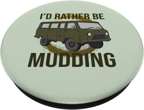 Miniatura 2 de Buchanka UAZ 452 Off-Road 4x4 Minivan Camping PopSockets intercambiables PopGrip