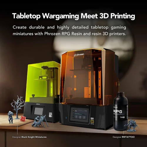 Miniatura 6 de phrozen Resina rápida para impresora 3D [RPG], acabado de superficie lisa de precisión superior, baja contracción, resina de fotopolímero de curado