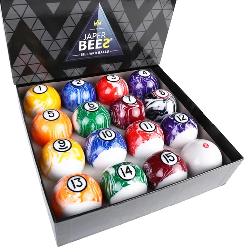 Miniatura 7 de JAPER BEES Juego de Bolas de Billar Bolas de Piscina Set de Billar
